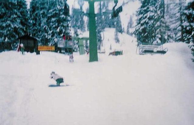 lancio dalla seggiovia lancio dalla seggiovia